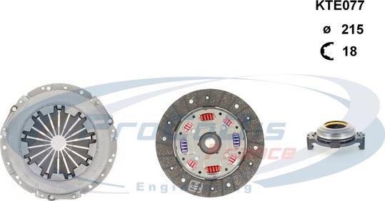 Procodis France KTE077 - Clutch Kit autospares.lv