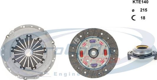 Procodis France KTE140 - Clutch Kit autospares.lv