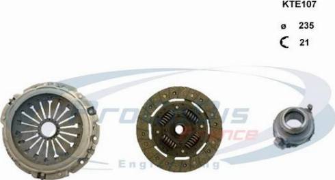 Procodis France KTE107 - Clutch Kit autospares.lv