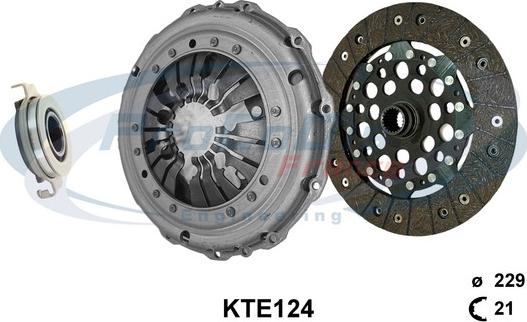 Procodis France KTE124 - Clutch Kit autospares.lv