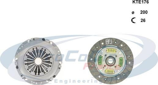 Procodis France KTE176 - Clutch Kit autospares.lv