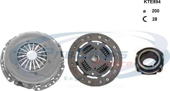 Procodis France KTE894 - Clutch Kit autospares.lv