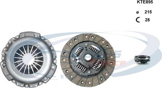 Procodis France KTE895 - Clutch Kit autospares.lv