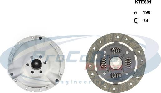 Procodis France KTE891 - Clutch Kit autospares.lv