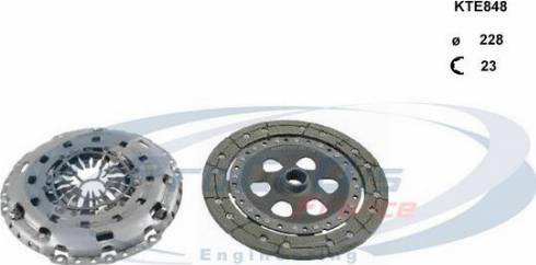 Procodis France KTE848 - Clutch Kit autospares.lv