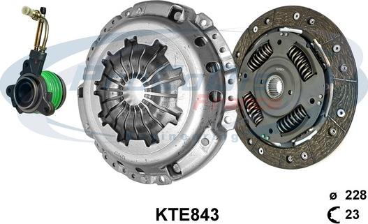 Procodis France KTE843 - Clutch Kit autospares.lv