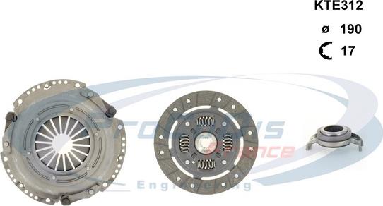 Procodis France KTE312 - Clutch Kit autospares.lv