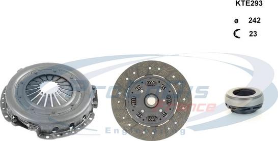 Procodis France KTE293 - Clutch Kit autospares.lv