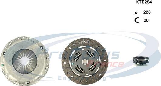 Procodis France KTE254 - Clutch Kit autospares.lv