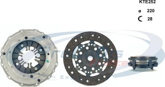 Procodis France KTE252 - Clutch Kit autospares.lv