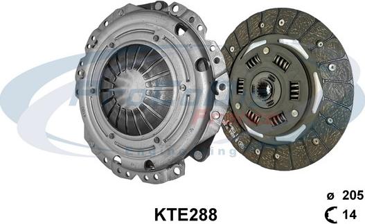 Procodis France KTE288 - Clutch Kit autospares.lv