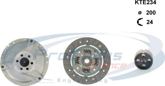 Procodis France KTE234 - Clutch Kit autospares.lv