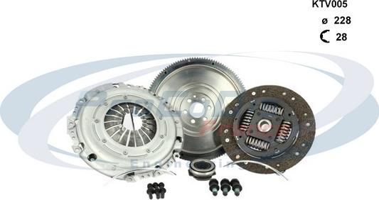 Procodis France KTV005 - Clutch Kit autospares.lv