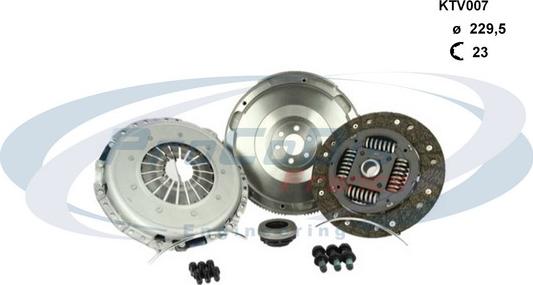 Procodis France KTV007 - Clutch Kit autospares.lv