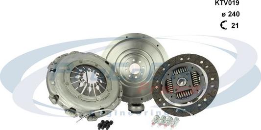 Procodis France KTV019 - Clutch Kit autospares.lv