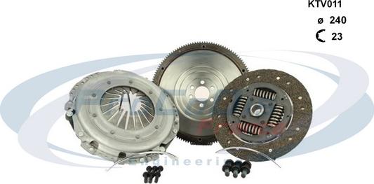 Procodis France KTV011 - Clutch Kit autospares.lv