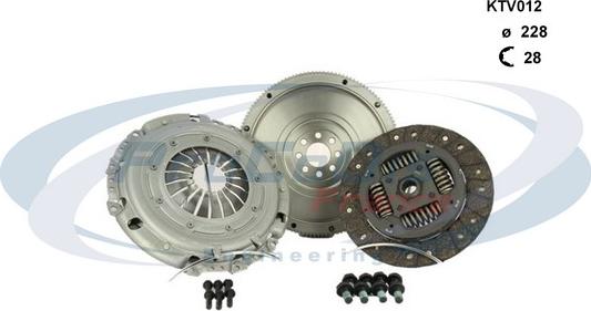 Procodis France KTV012 - Clutch Kit autospares.lv