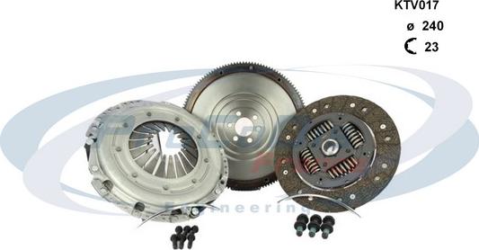 Procodis France KTV017 - Clutch Kit autospares.lv