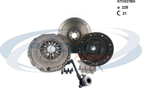 Procodis France KTV037BH - Clutch Kit autospares.lv