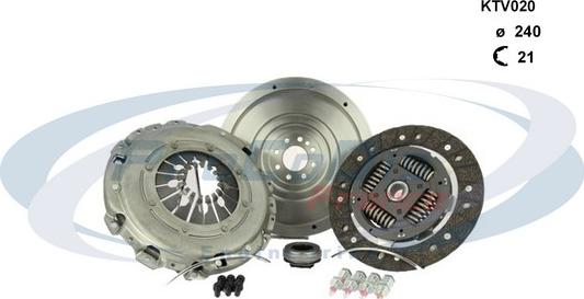 Procodis France KTV020 - Clutch Kit autospares.lv