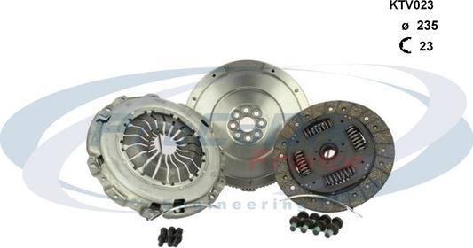 Procodis France KTV023 - Clutch Kit autospares.lv