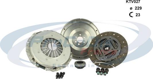 Procodis France KTV027 - Clutch Kit autospares.lv