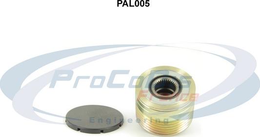 Procodis France PAL005 - Pulley, alternator, freewheel clutch autospares.lv