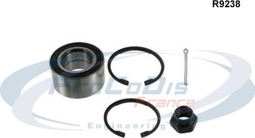 Procodis France R9238 - Wheel hub, bearing Kit autospares.lv