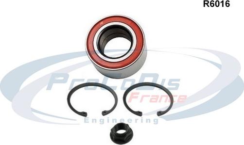 Procodis France R6016 - Wheel hub, bearing Kit autospares.lv