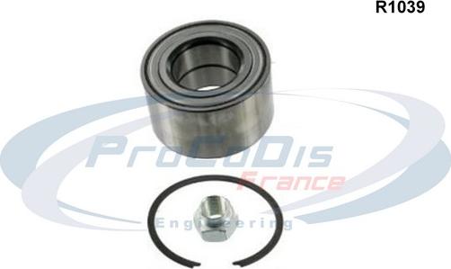 Procodis France R1039 - Wheel hub, bearing Kit autospares.lv