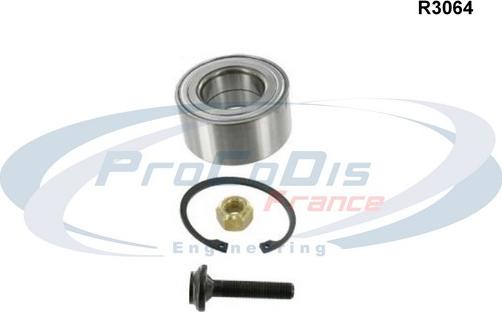 Procodis France R3064 - Wheel hub, bearing Kit autospares.lv