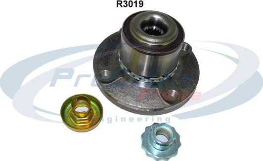 Procodis France R3019 - Wheel hub, bearing Kit autospares.lv