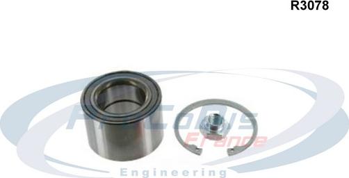 Procodis France R3078 - Wheel hub, bearing Kit autospares.lv