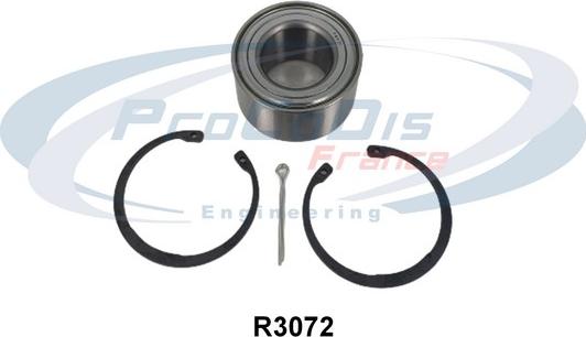 Procodis France R3072 - Wheel hub, bearing Kit autospares.lv