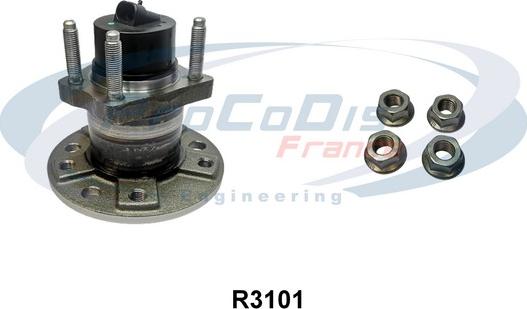 Procodis France R3101 - Wheel hub, bearing Kit autospares.lv