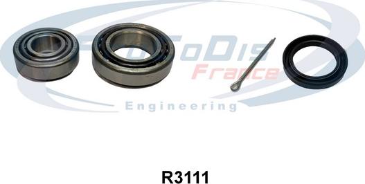 Procodis France R3111 - Wheel hub, bearing Kit autospares.lv