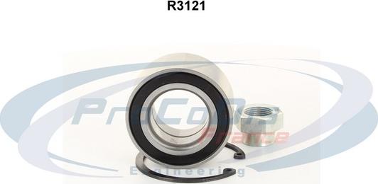 Procodis France R3121 - Wheel hub, bearing Kit autospares.lv