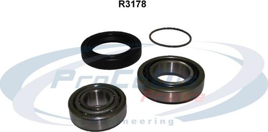 Procodis France R3178 - Wheel hub, bearing Kit autospares.lv