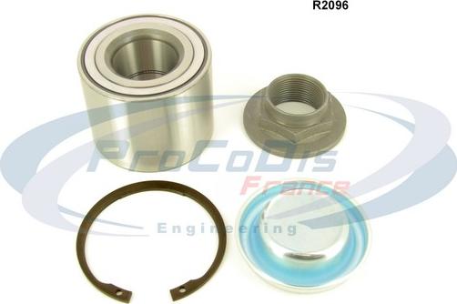 Procodis France R2096 - Wheel hub, bearing Kit autospares.lv