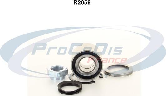 Procodis France R2059 - Wheel hub, bearing Kit autospares.lv