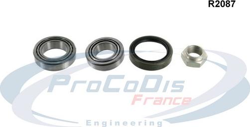 Procodis France R2087 - Wheel hub, bearing Kit autospares.lv