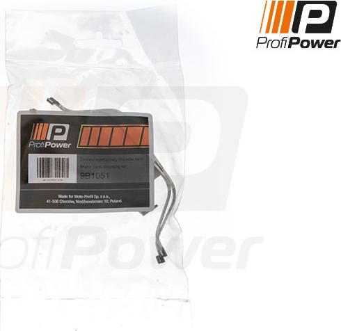 ProfiPower 9B1051 - Accessory Kit for disc brake Pads autospares.lv