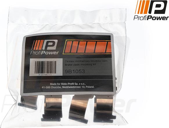 ProfiPower 9B1053 - Accessory Kit for disc brake Pads autospares.lv