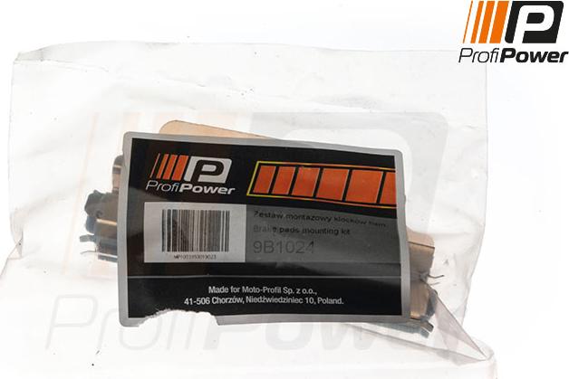 ProfiPower 9B1024 - Accessory Kit for disc brake Pads autospares.lv