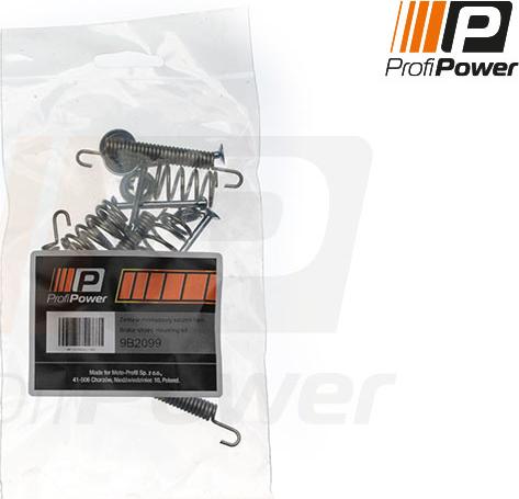 ProfiPower 9B2099 - Accessory Kit, parking brake shoes autospares.lv