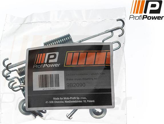 ProfiPower 9B2090 - Accessory Kit, brake shoes autospares.lv