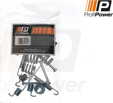 ProfiPower 9B2063 - Accessory Kit, brake shoes autospares.lv