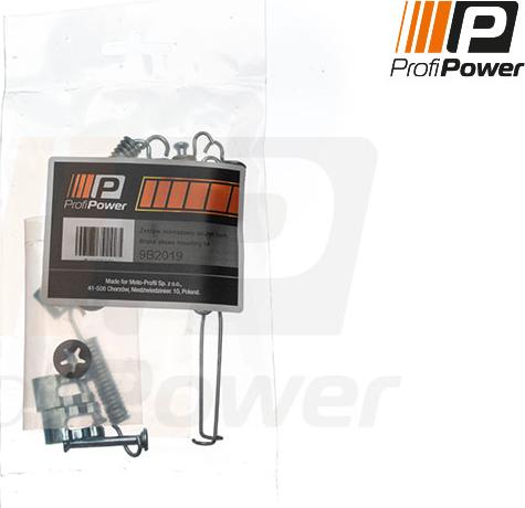 ProfiPower 9B2019 - Accessory Kit, brake shoes autospares.lv