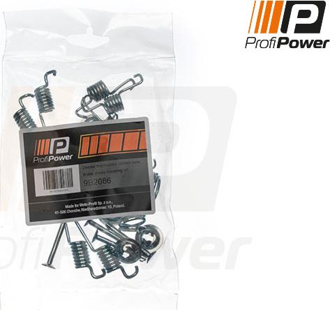 ProfiPower 9B2086 - Accessory Kit, brake shoes autospares.lv