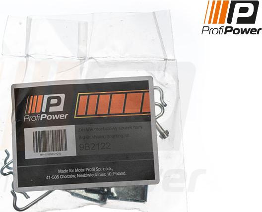 ProfiPower 9B2122 - Accessory Kit, parking brake shoes autospares.lv